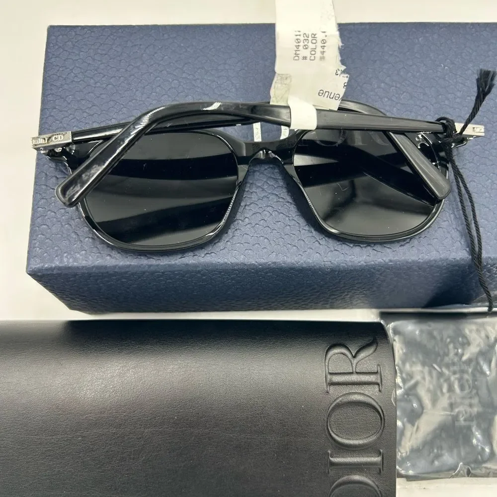 Unisex Dior black suit sunglasses made in Italy